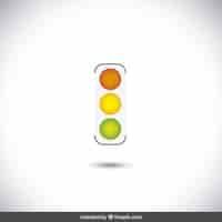 Free vector traffic light logo