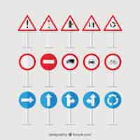 Free vector traffic signs