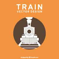 Vettore gratuito treno logo