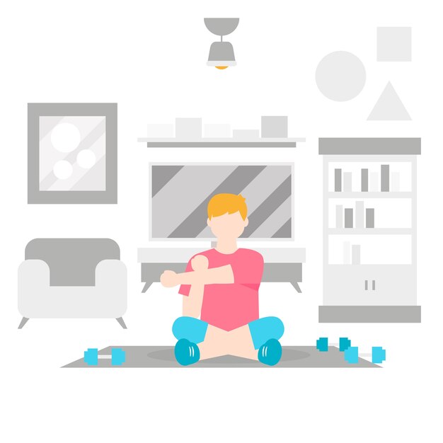 Training at home concept