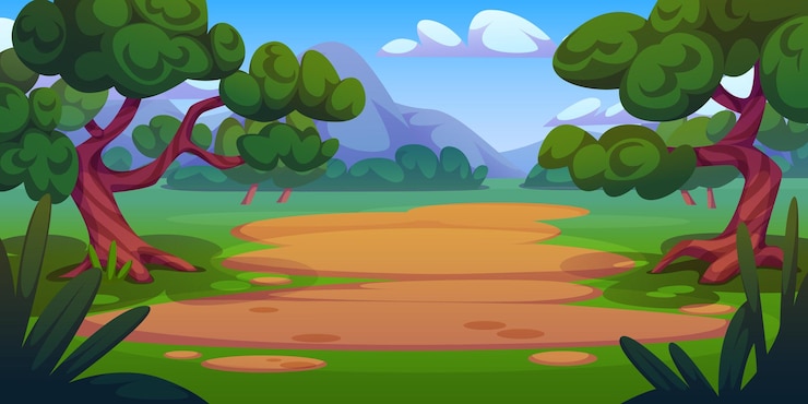Free Vector tranquil summer mountain landscape