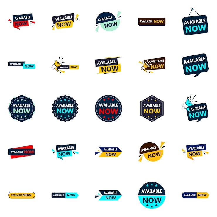 Free Vector transform your designs with available now 25 vector banners pack