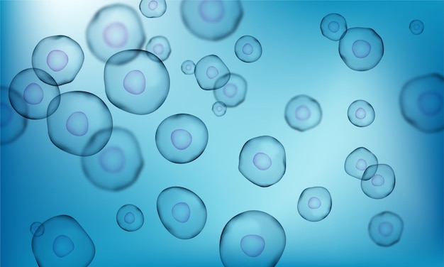 Прозрачный фон науки о стволовых клетках