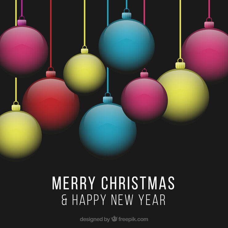 Free Vector transparent christmas baubles