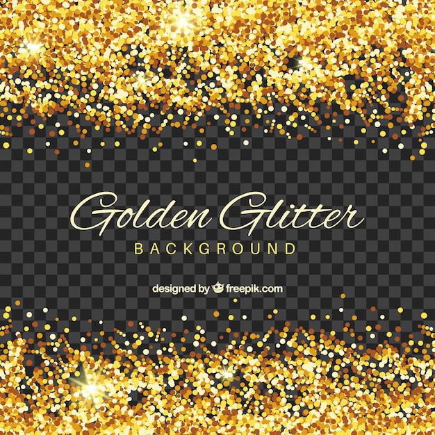 Free vector transparent glitter background