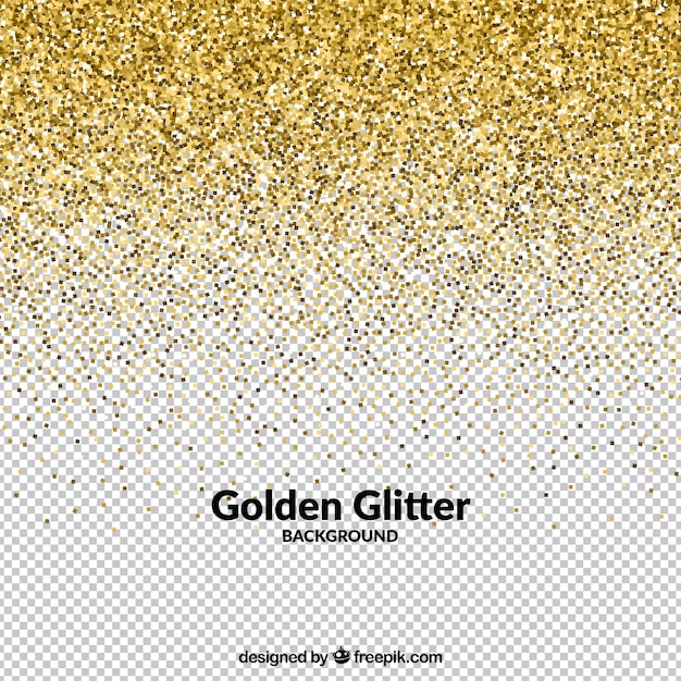 Transparent glitter background