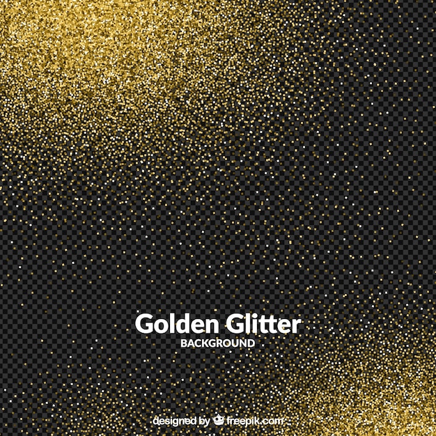 Transparent glitter background