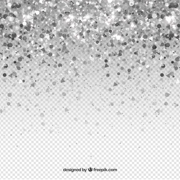 Transparent Glitter Background