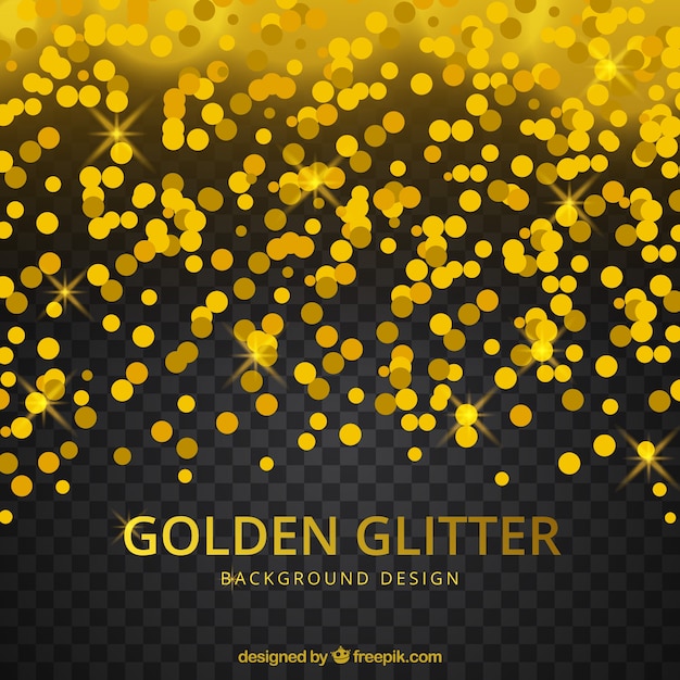 Transparent glitter background