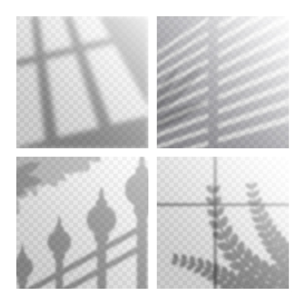 Transparent shadows overlay effect