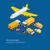 Free vector transport isometric set