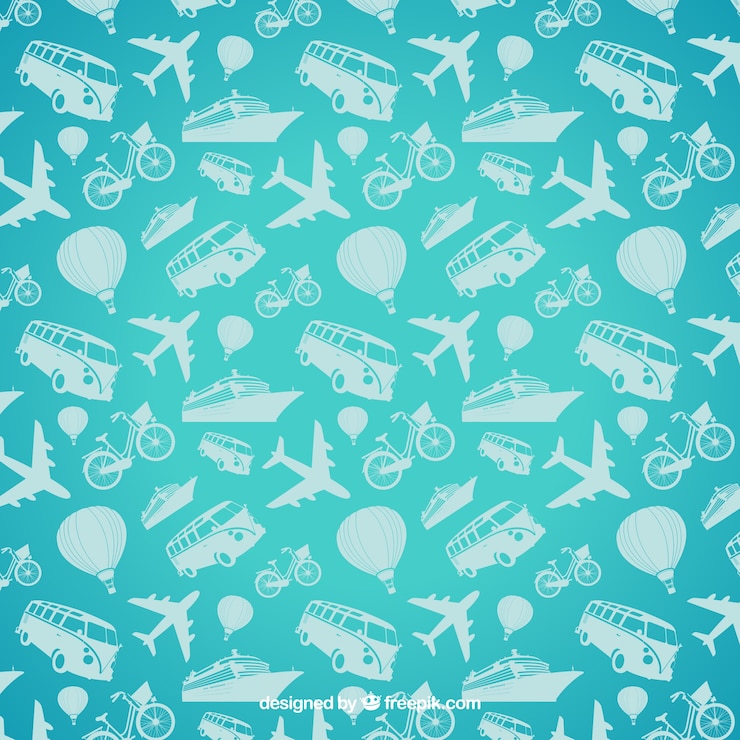 Free Vector transport pattern