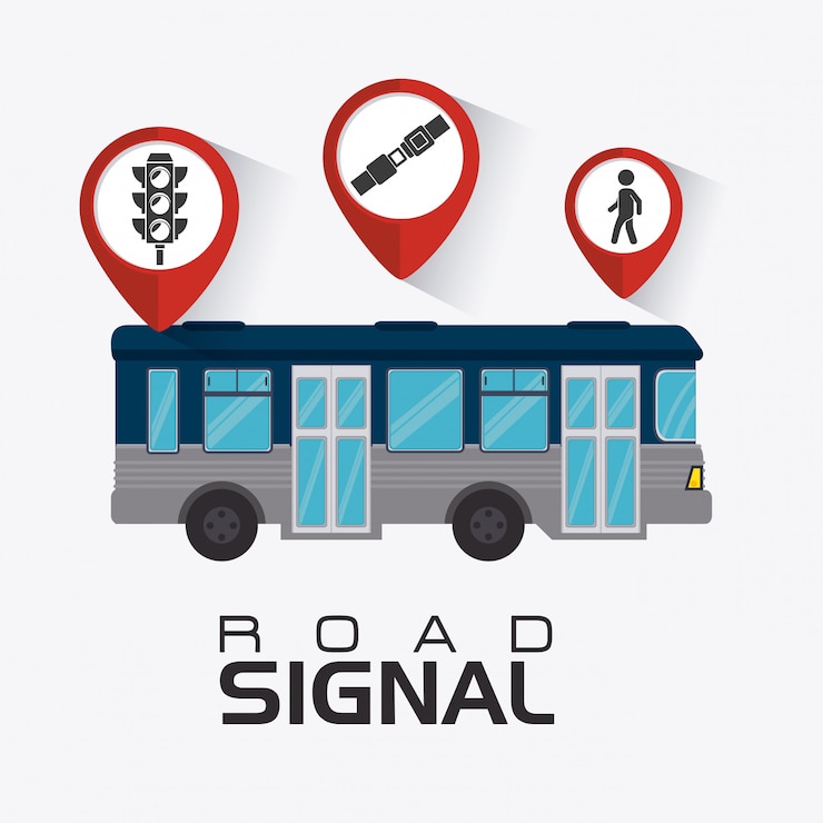 Free Vector transport, traffic and vehicles design