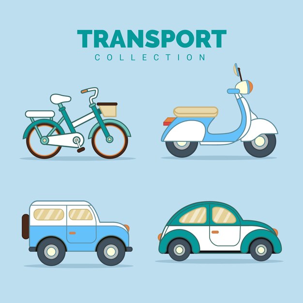 Transport vehicles collection