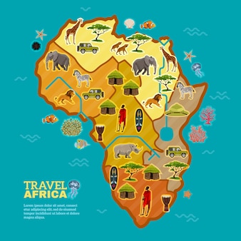 Travel africa poster