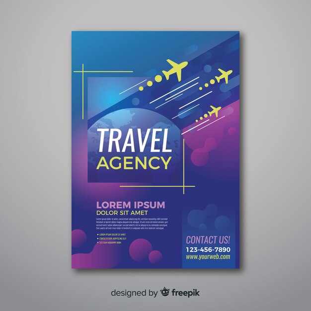 Travel agency flyer