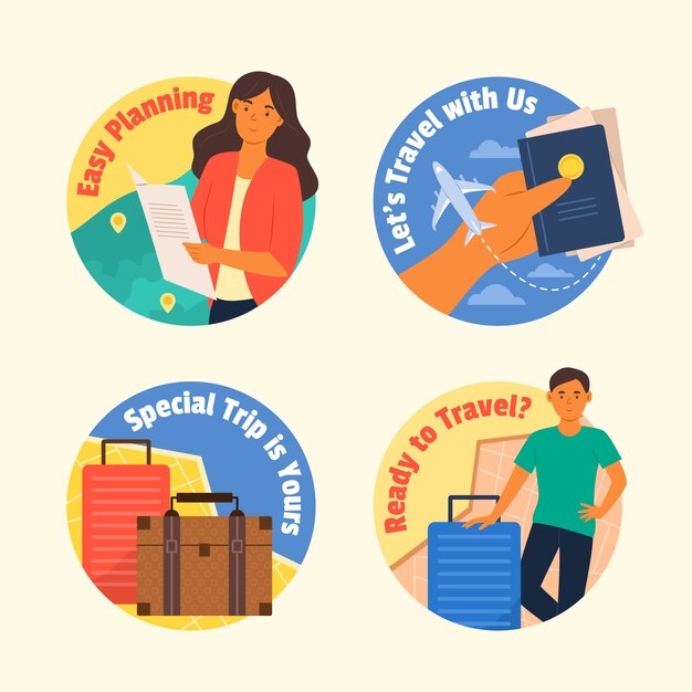 travel agency template design
