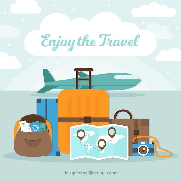 Путешествие с багажом и самолетом