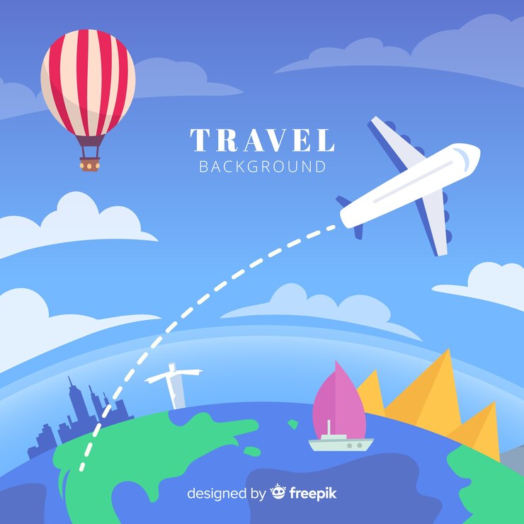 免費 Vector 旅行背景