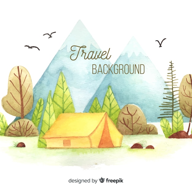 Free vector travel background