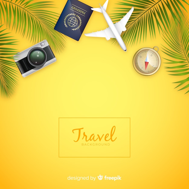 Free vector travel background