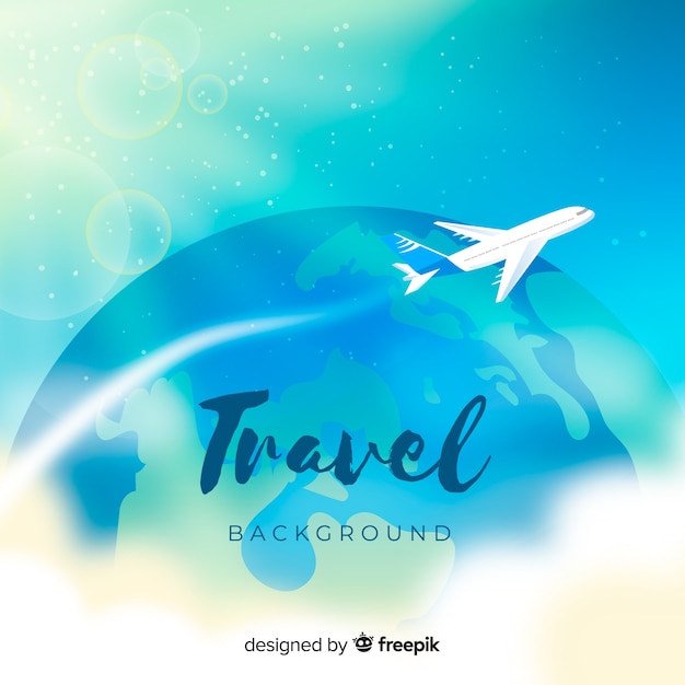 Free vector travel background