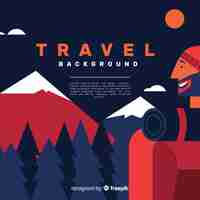 Free vector travel background