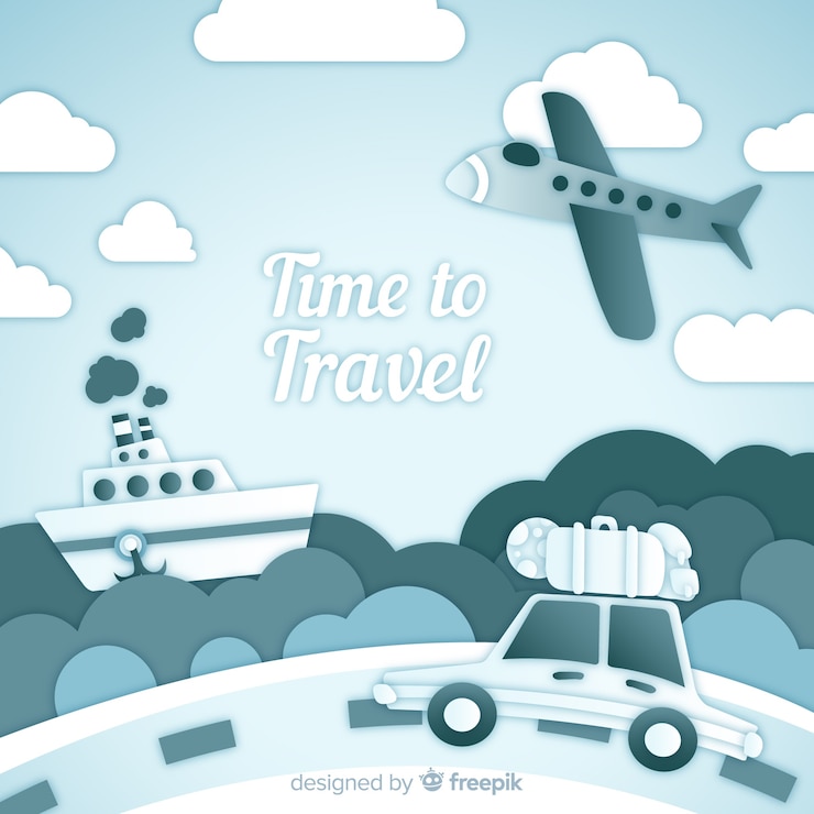 Free Vector travel background