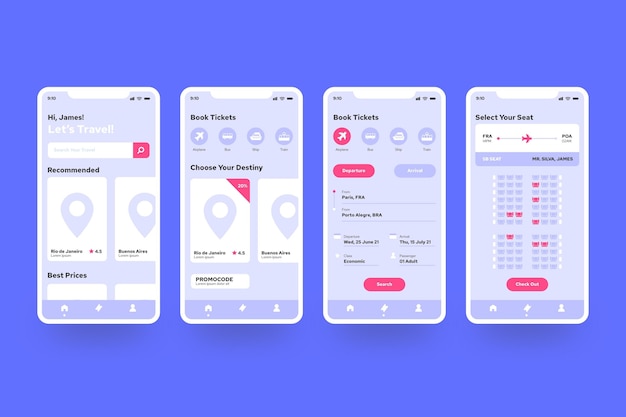 App di prenotazione viaggi