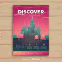 Free vector travel brochure