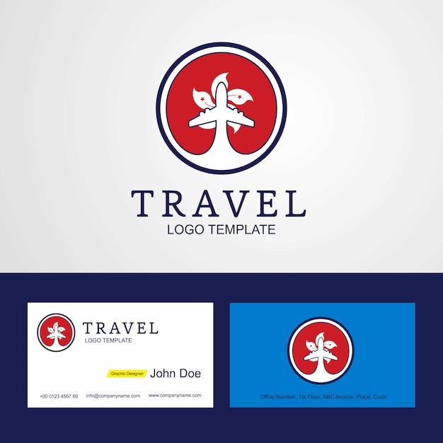 Download Free Travel Hongkong Creative Logo And Business Card Design Premium Use our free logo maker to create a logo and build your brand. Put your logo on business cards, promotional products, or your website for brand visibility.