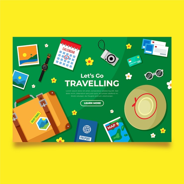 Travel landing page