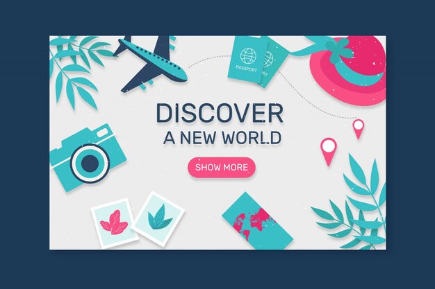 Travel landing page