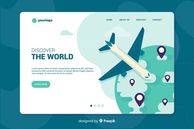 Travel landing page