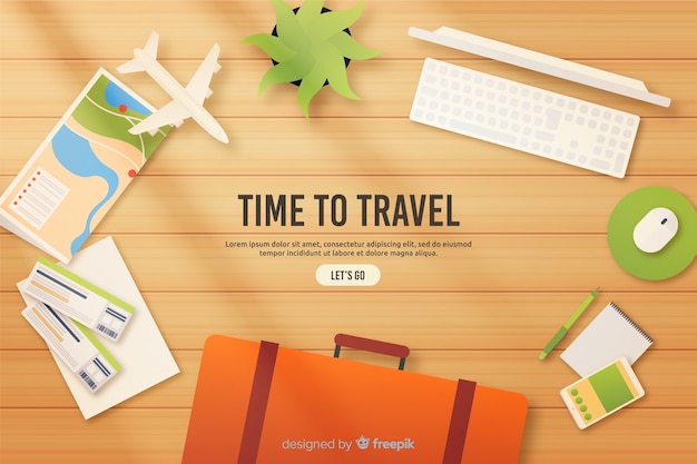 Travel landing page