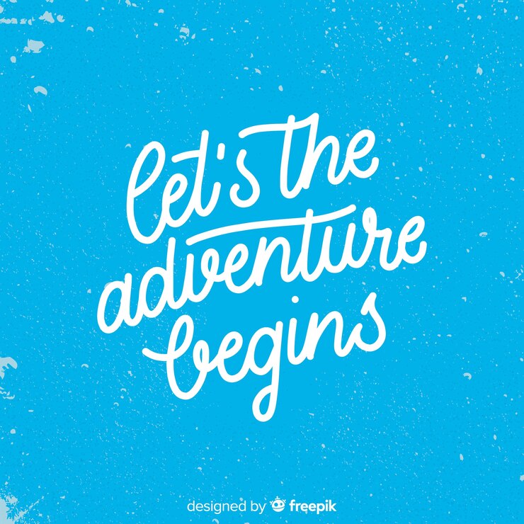 Free Vector travel lettering background