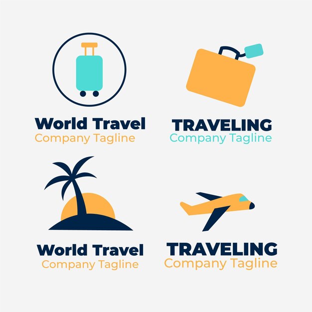 Travel logo collection