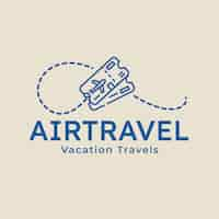 Free vector travel logo template