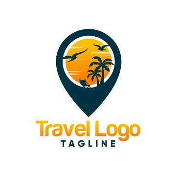 Premium Vector | Travel logo