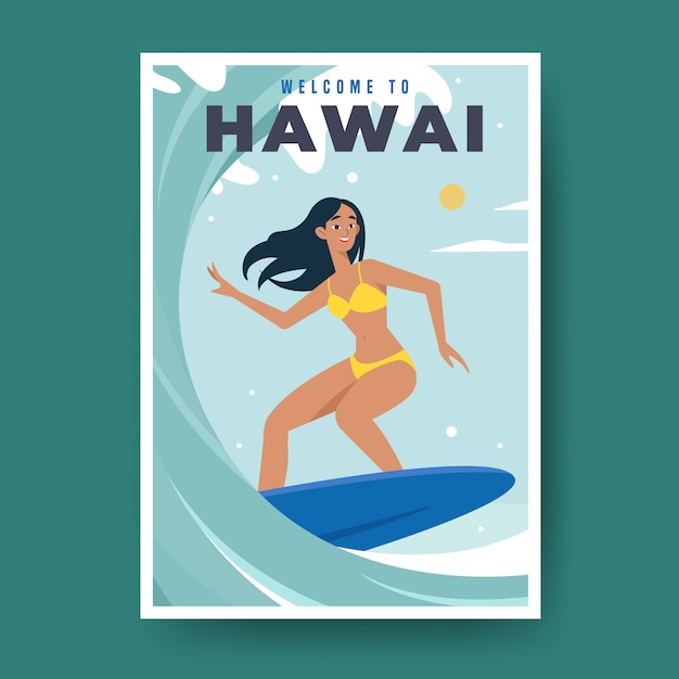 Free vector travel poster template