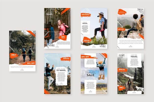 travel sale instagram stories collection