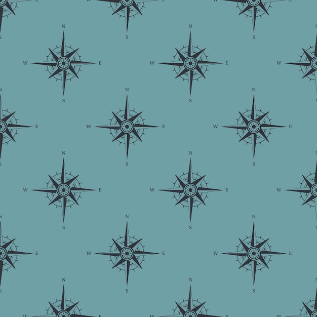 Free vector travel seamless pattern