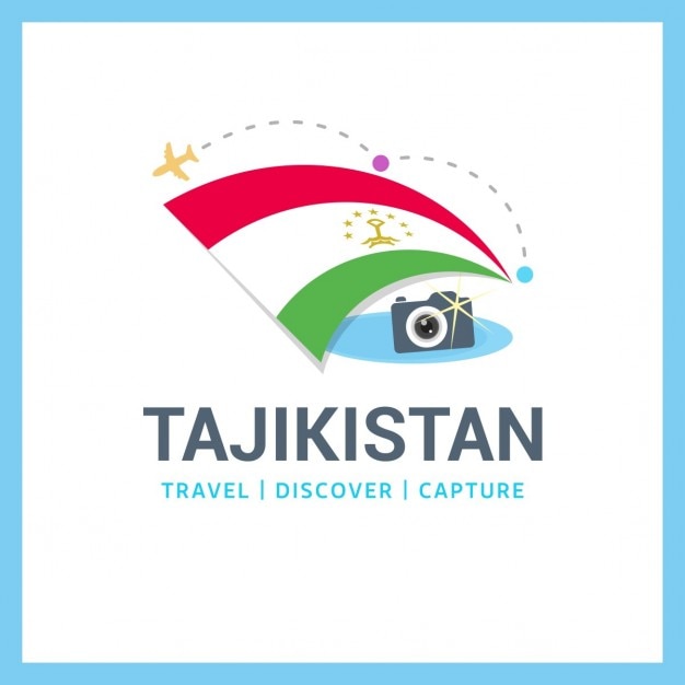 Free vector travel to tajikistan