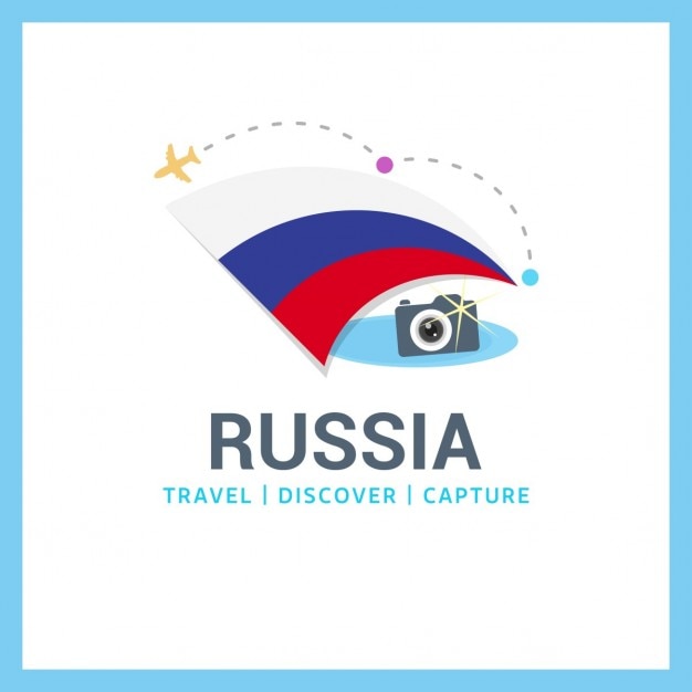 Бесплатное векторное изображение Путешествие в россию