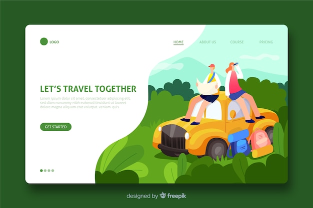 Viaggia insieme landing page