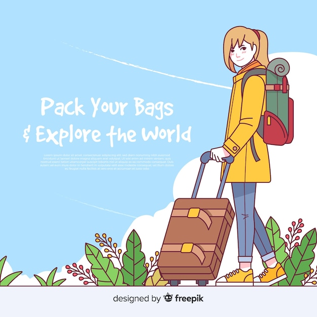 Free vector travel