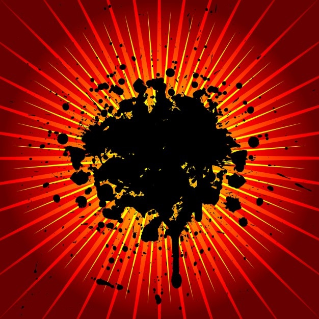 Free Vector tree on a red background