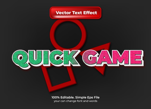 trendy 3d text effect game