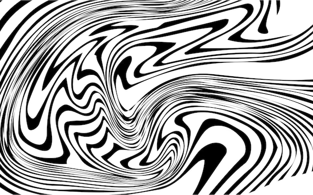 トレンディな抽象的な波状の背景 シームレスな縞模様 斜め垂直変形線と波紋 ジオメトリの光学的効果 テキスタイルとファブリックのファッション プリント