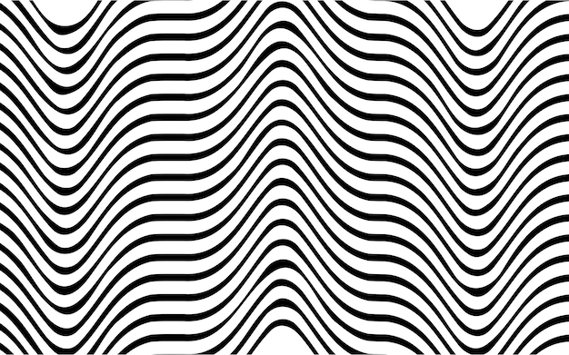 Free vector trendy abstract wavy backgrounds seamless striped patterns diagonalverticaldeformed lines and ripples geometry optical effects fashion print for textile and fabric